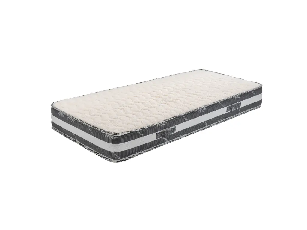 Nuits d'or Lot de 2 Matelas Orthopédiques 80x200x22cm+2 Oreillers Mémoire-Ferme-Face Hiver Laine-Hypoallergénique