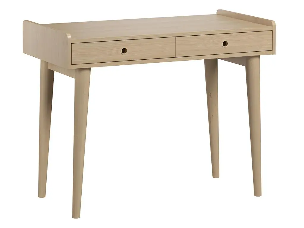 Bureau 2 tiroirs Retro Bois