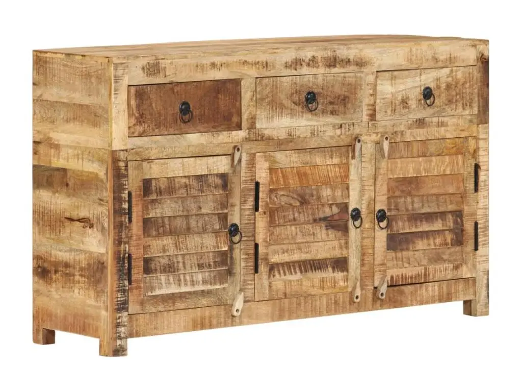 Buffet 110x30x65 cm Bois massif de manguier