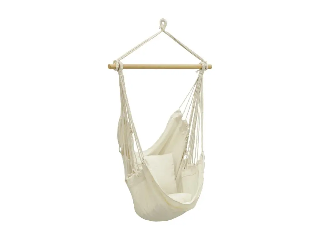 Fauteuil hamac avec 2 coussins