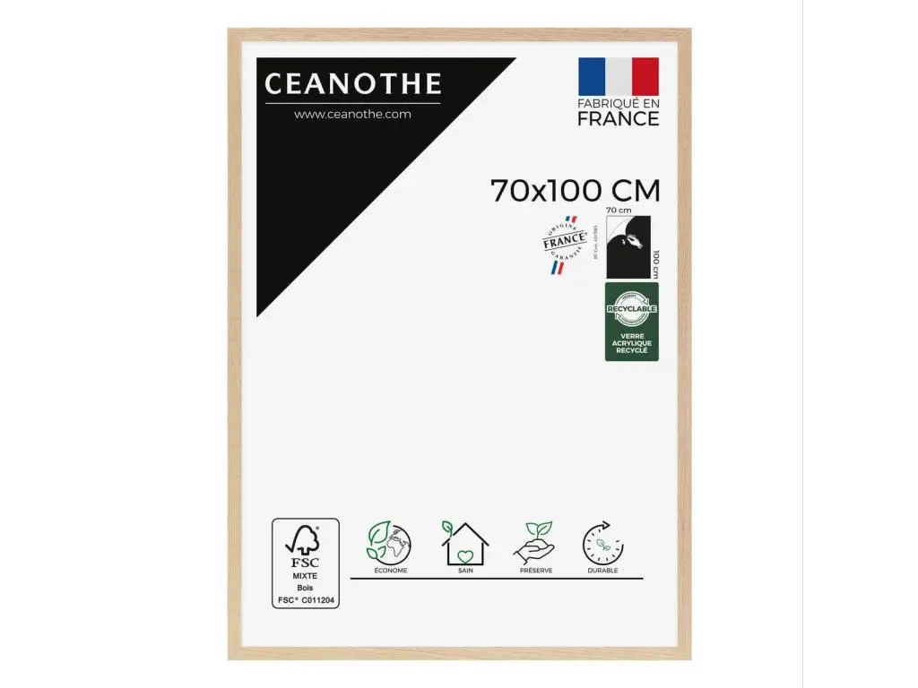 Cadre photo chêne Tara 70x100 cm