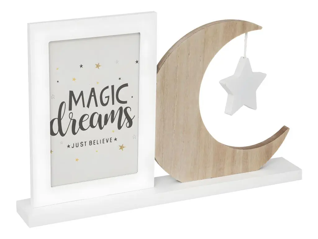 Cadre photo à poser en Bois et Verre pour Photo 10x15 cm