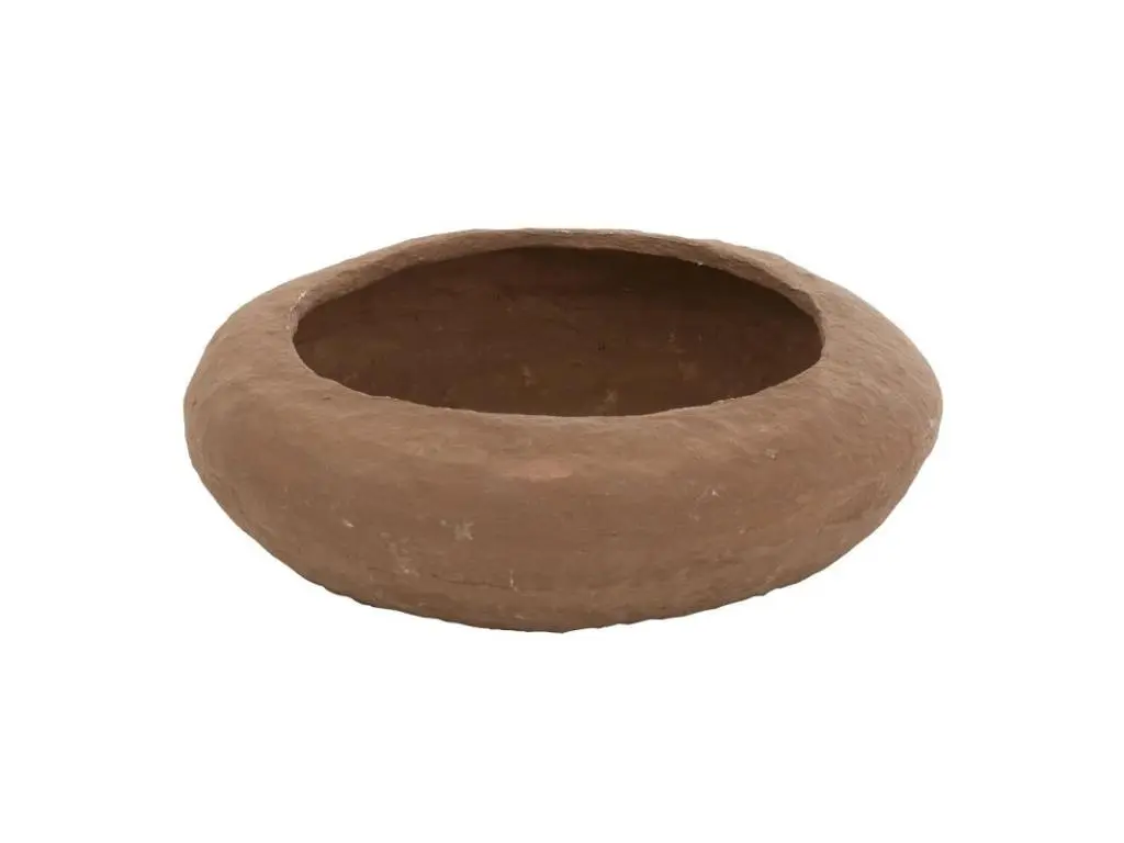 Coupelle Déco "Papier Mâché" 40cm Marron