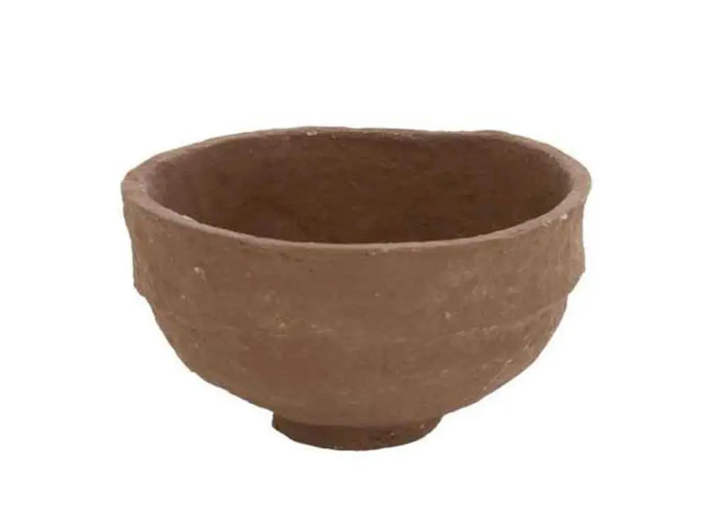 Coupelle Déco "Papier Mâché" 37cm Marron