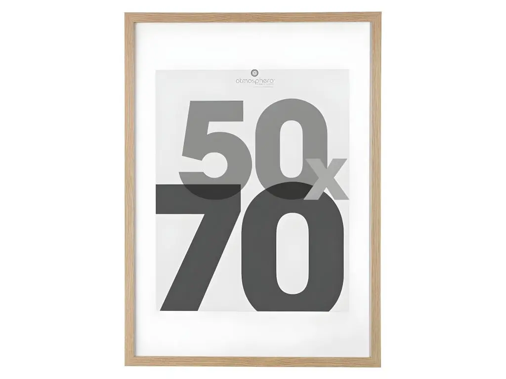 Cadre Photo Beige Naturel pour Photo 50 x 70 cm