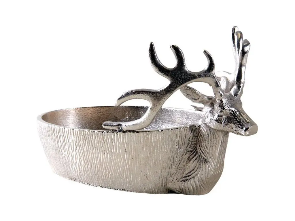 Corbeille cerf en aluminium
