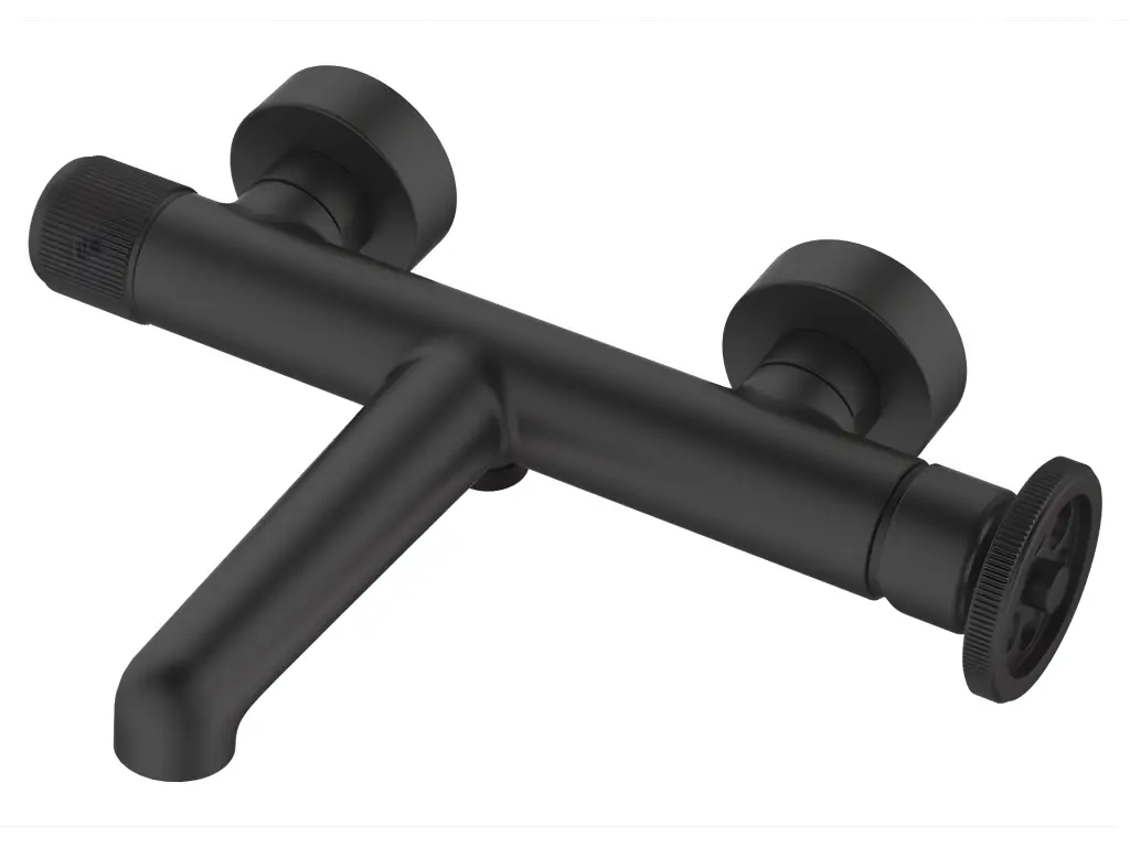 Indus mitigeur bain-douche noir - Essebagno