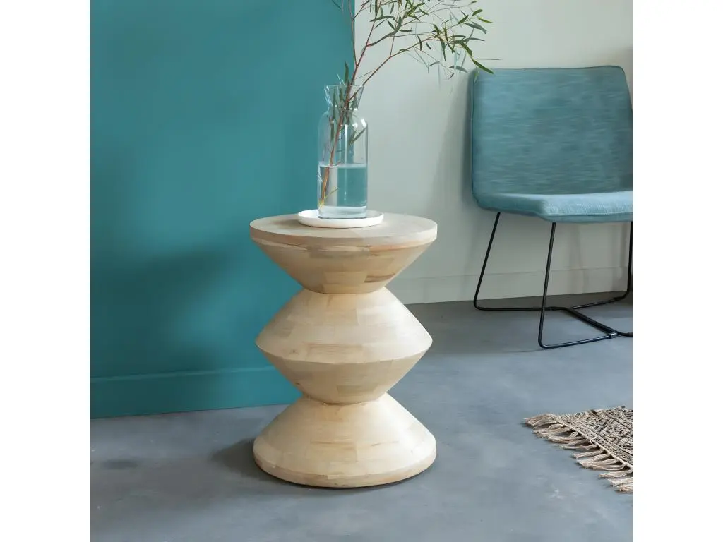 Bout de canapé en bois de manguier