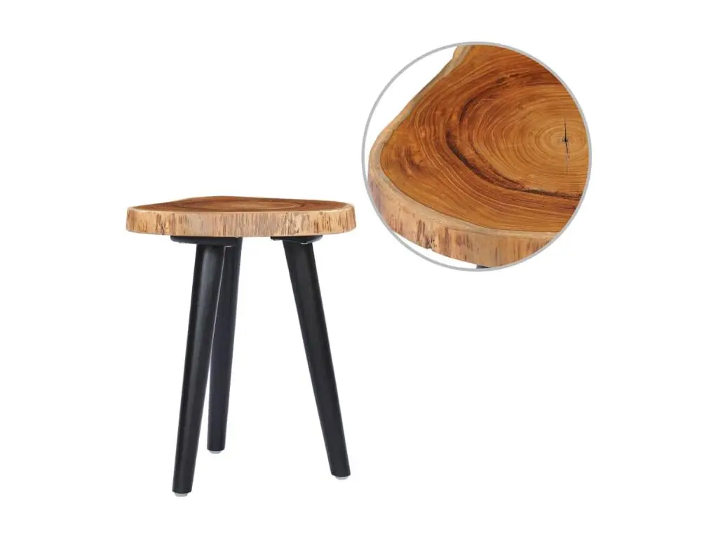 Clicnbuy Table basse 40x45 cm Teck solide