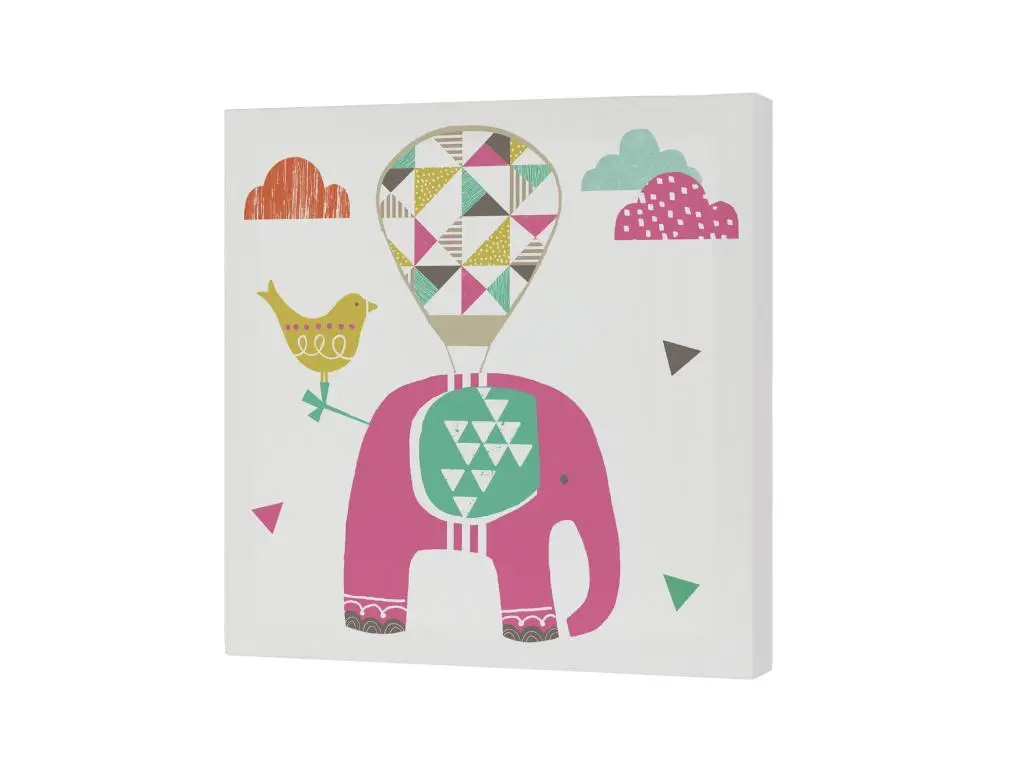 Toile 27x27 (B) cm Elephant parade