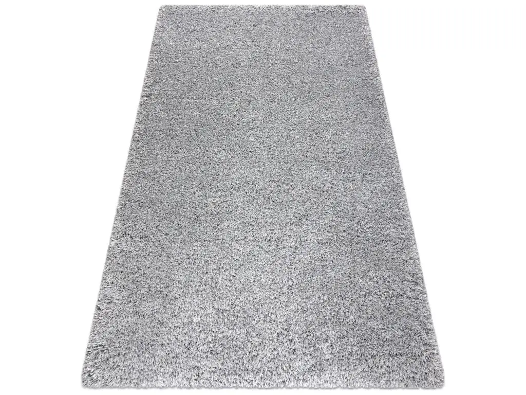 Tapis SUPREME 51201140 shaggy 5cm argent 60x115 cm