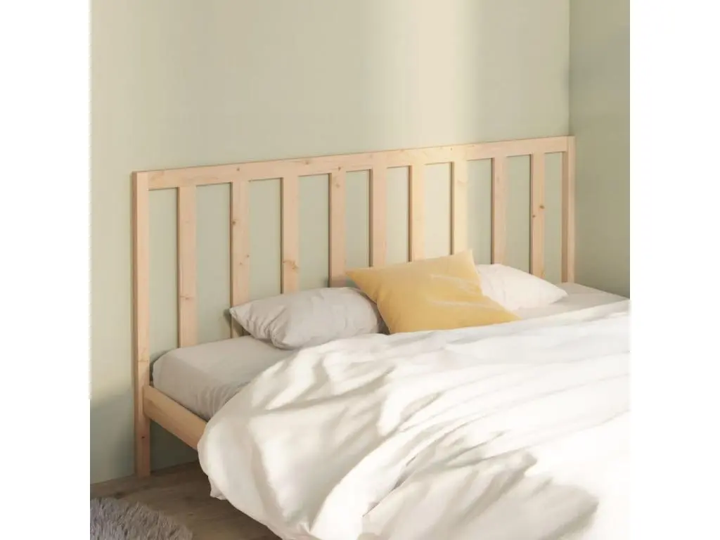 Clicnbuy Tête de lit 186x4x100 cm Bois massif de pin