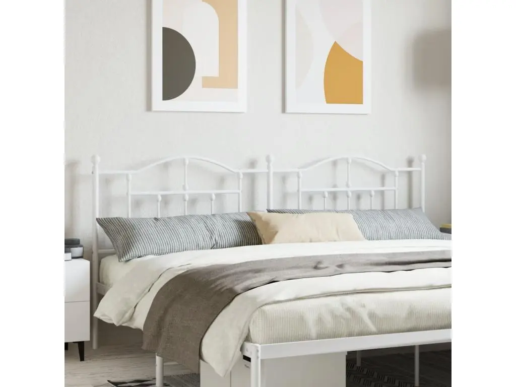 Les Tendances Tête de lit métal blanc 193cm