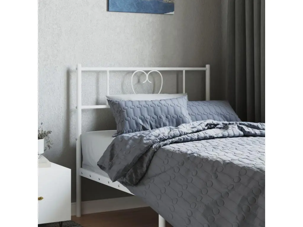 Les Tendances Tête de lit métal blanc 100cm