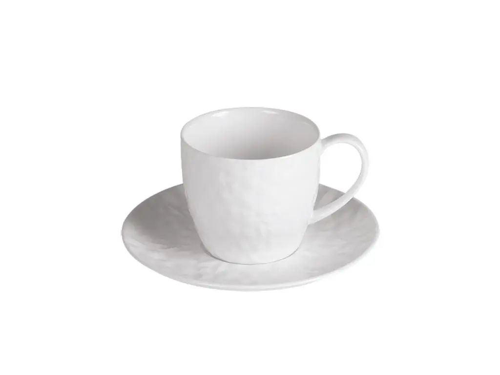 Tasse à thé et sous tasse oasis 21 cl (lot de 2)