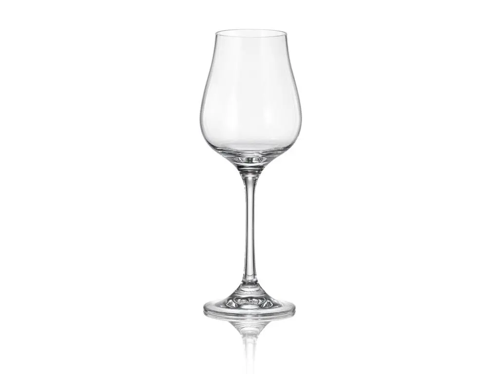 Boite de 6 verres a pied neo 25cl en cristallin